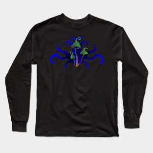 Trippy magic mushrooms Long Sleeve T-Shirt